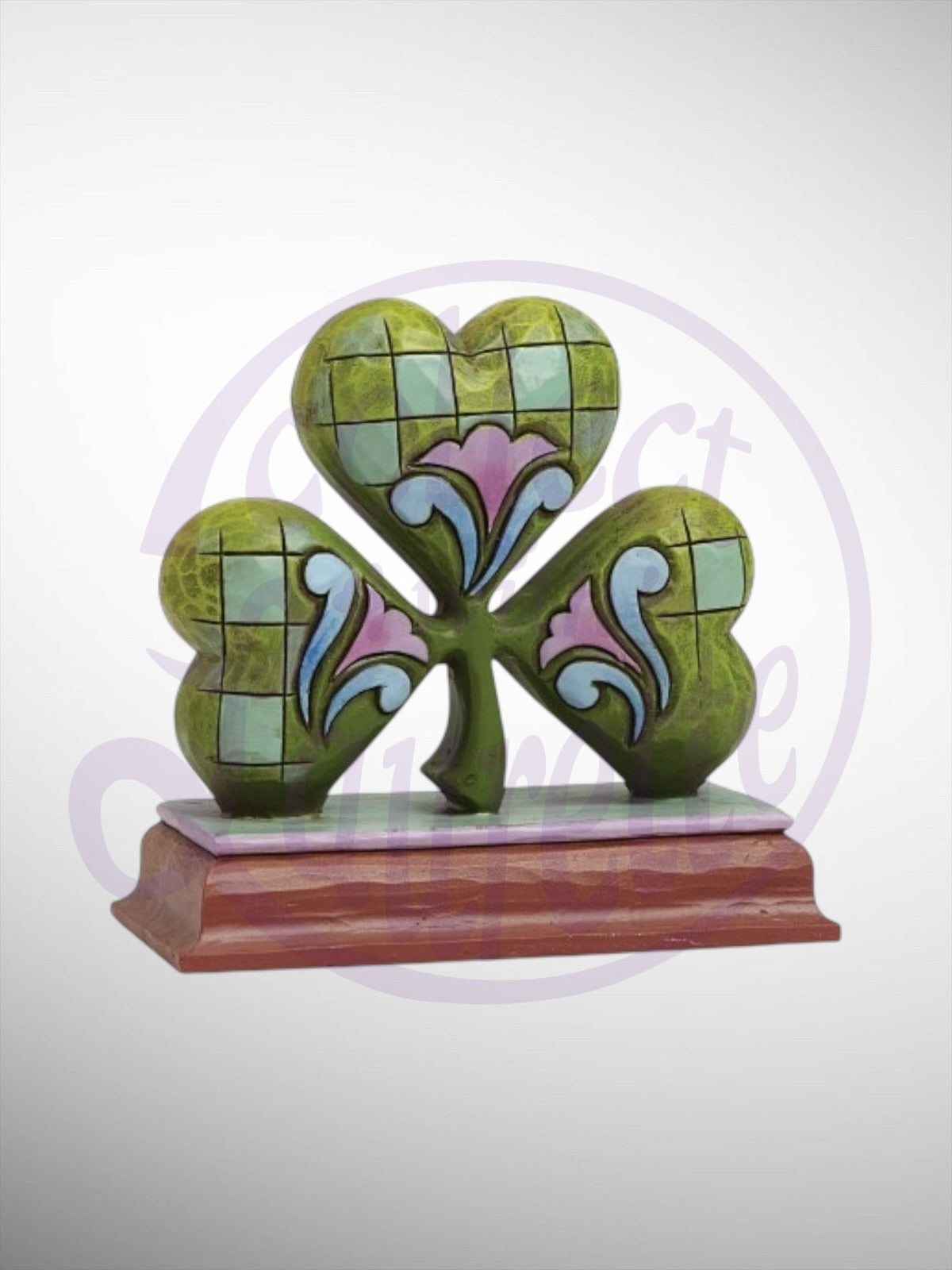 Jim Shore Heartwood Creek - Shamrock Mini Figurine